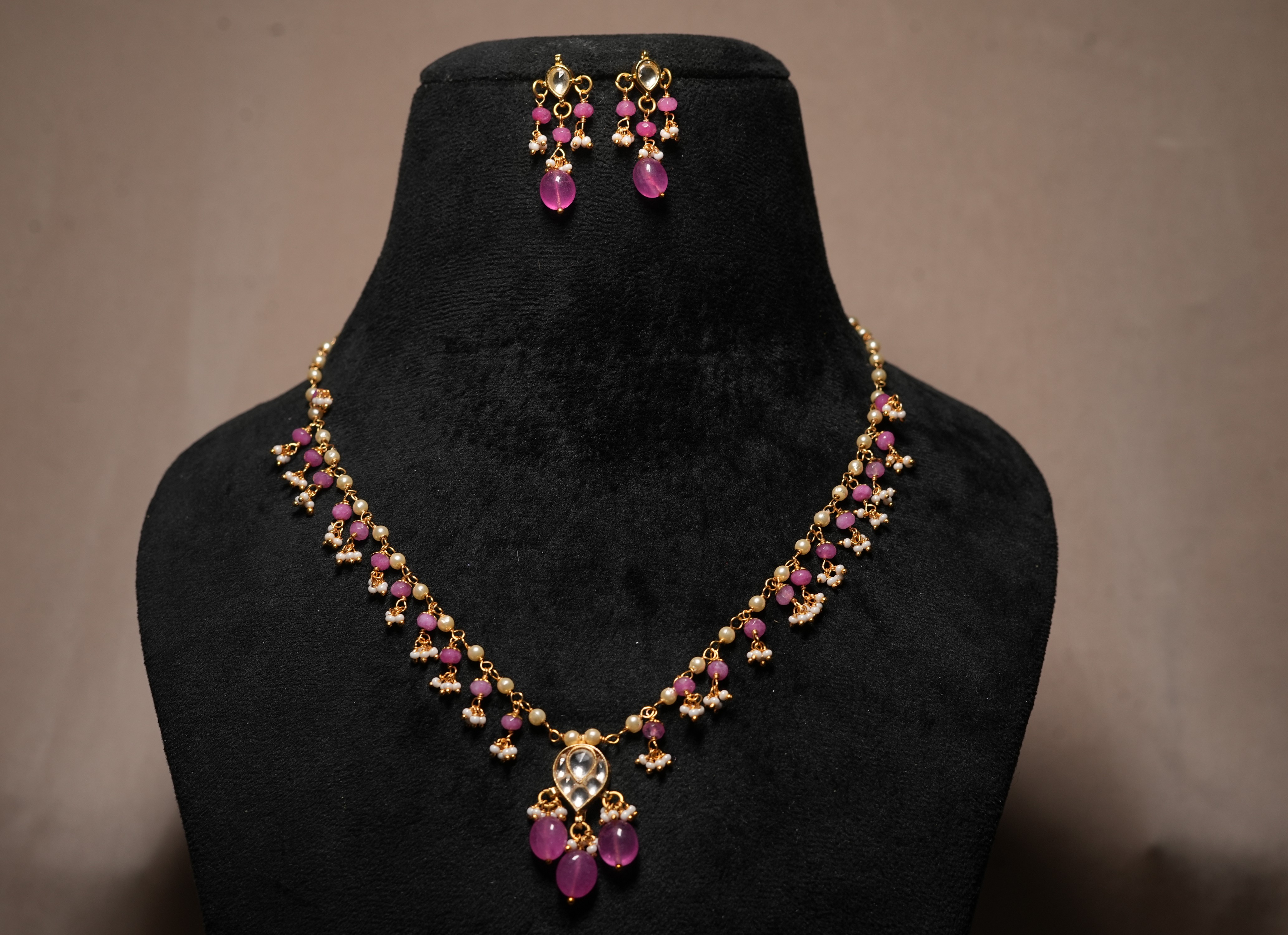 Kundan Pendant Set